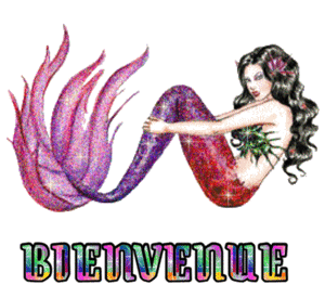 Gif animé bienvenue sirène
